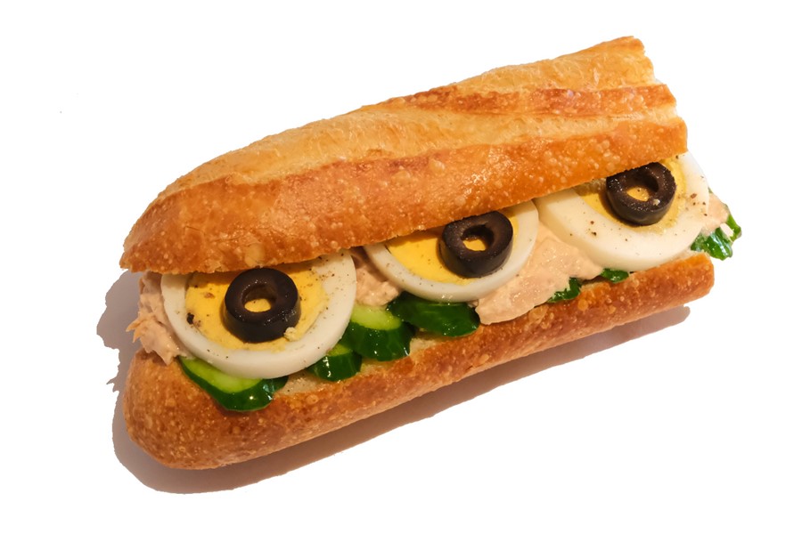 ツナ・たまご・きゅうりのサンドイッチ